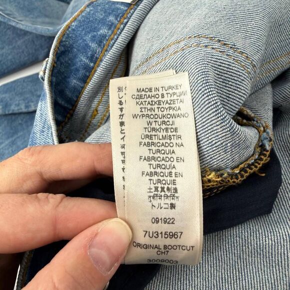 7 for all mankind Women's Jeans Original Bootcut Size 28 - Picture 10 of 13